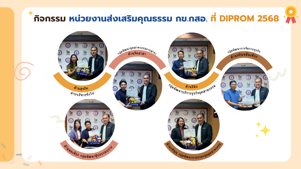การดำเนินการส่งเสริมองค์กรคุณธรรม จริยธรรม ประจำปี 2568